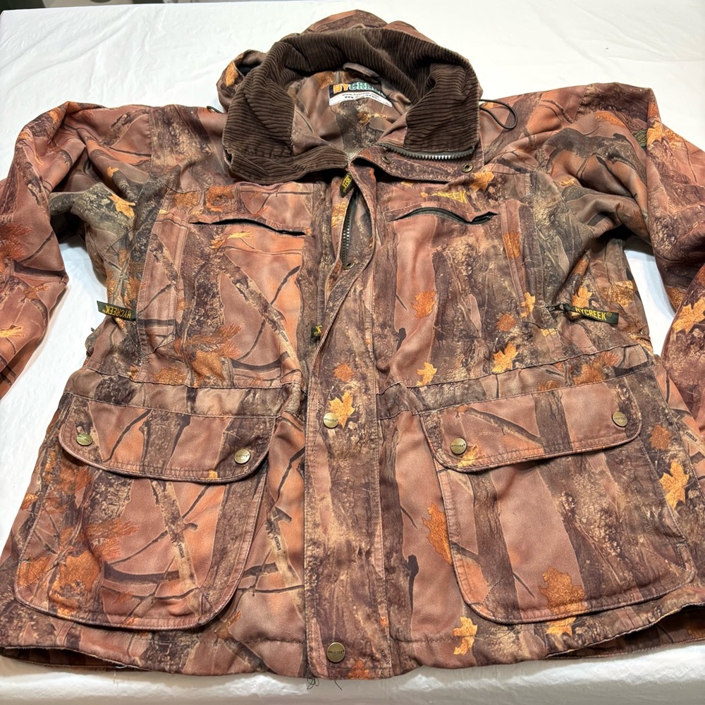 Hycreek Smart-Tex Camo Camouflage Hunting Cargo Jacket Men’s Large